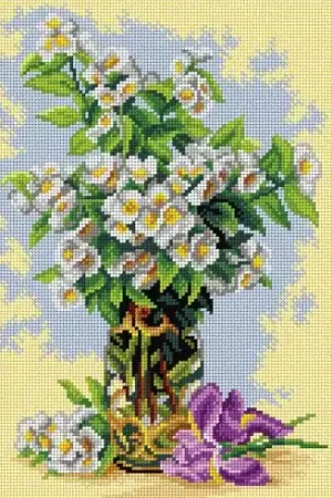 Offerta Limitata Canovaccio antico - Fiori di estate - Orchidéa