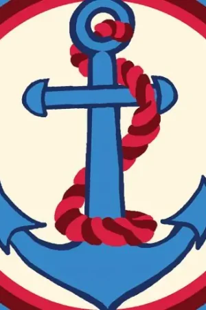 Kit di tela per bambini - ancora marina - Luc Créations Occasione Imperdibile