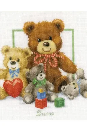 Offerta Limitata kit ricamo a punto croce - orso di peluche - Vervaco