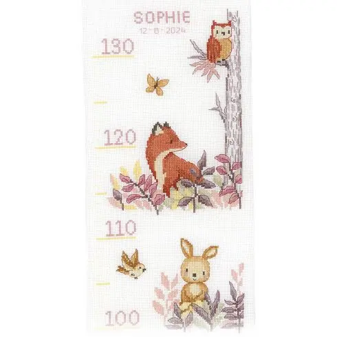 Kit di metri crescita da ricamo - Nella foresta - Vervaco Non Perdere