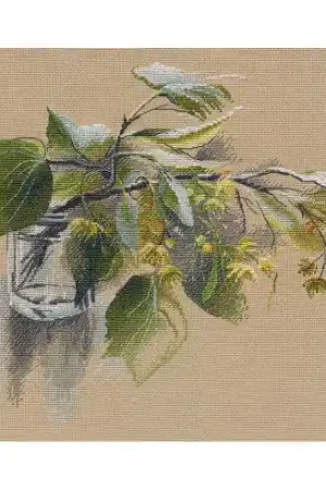 kit ricamo a punto croce - Profumo di fiori di tiglio - Oven Miglior Prezzo