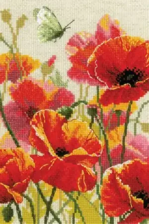 kit ricamo a punto croce - Colore della fiamma - Riolis A Buon Prezzo