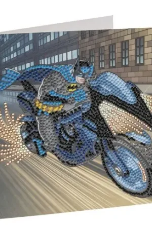 Nuova Collezione Carta con ricamo a diamante - Batman - Crystal Art D.I.Y