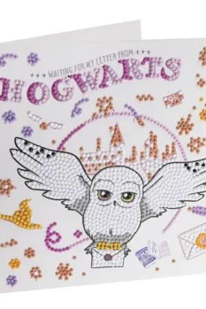 Carta con ricamo a diamante - hedwige - Crystal Art D.I.Y Affare