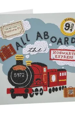 Spedito Oggi Carta con ricamo a diamante - Espresso di Hogwarts - Crystal Art D.I.Y