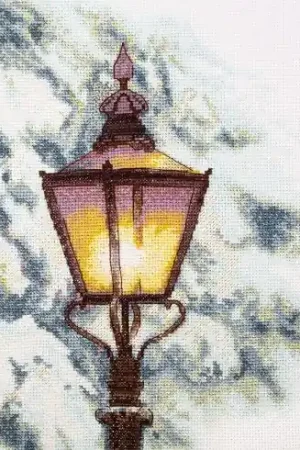 kit ricamo a punto croce - Luce dalla neve - Charivna Mit Sconto