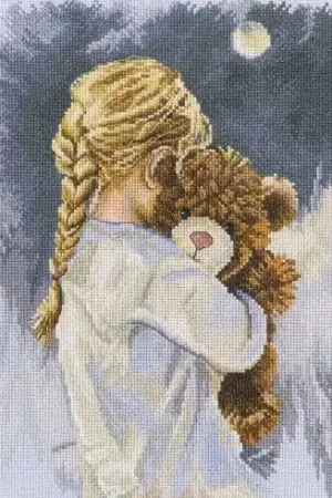 kit ricamo a punto croce - Tutto andrà bene - RTO Spedizione Gratuita