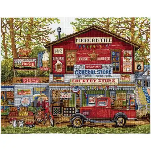 kit ricamo a punto croce - Aperto - Design works Prezzo Ridotto