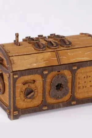 Puzzle in legno 3D - Escape Room - Forziere del tesoro - Wooden City Affare