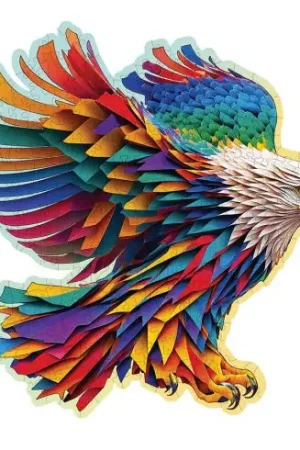 puzzle in legno - Aquila brillante - 250 pezzi - Wooden City Spedizione Espresso