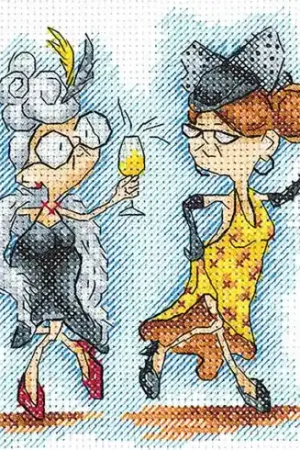 kit ricamo a punto croce - Festa delle nonne - Andriana Prezzo Conveniente