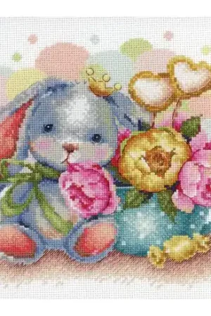 kit ricamo a punto croce - Sogni di peonie - MP Studia Reso Gratuito