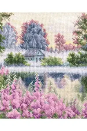 Promozione Esclusiva kit ricamo a punto croce - Nebbia rosa - RTO