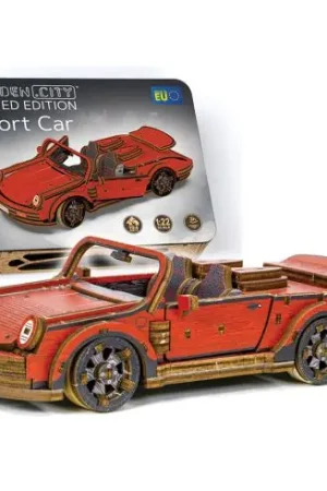 Occasione Puzzle meccanico in legno 3D - auto sportiva - Wooden City