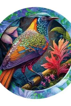 puzzle in legno - Uccello colorato - 505 pezzi - Wooden City Vendita Finale