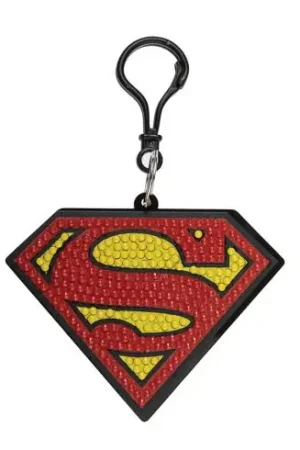 Portachiavi ricamo diamante - Superman - Crystal Art D.I.Y Economico