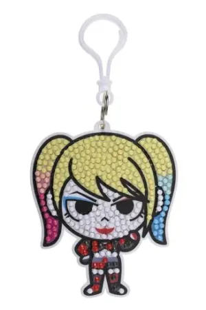 Portachiavi ricamo diamante - Harley Quinn - Crystal Art D.I.Y Ultimissimo Modello