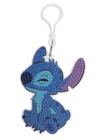 Portachiavi ricamo diamante - Stitch - Crystal Art D.I.Y Novità
