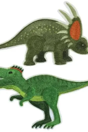 Termoadesiva - Set di 2 distintivi per dinosauri - Prym Di Tendenza
