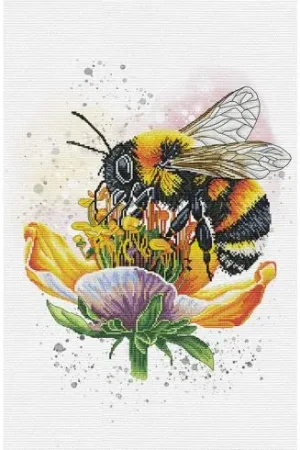 kit ricamo a punto croce - Signora Miele - Nova Sloboda Offerta Limitata