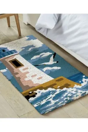 Esclusivo Kit tappeto a punto smirne - Il faro - Smyrnalaine