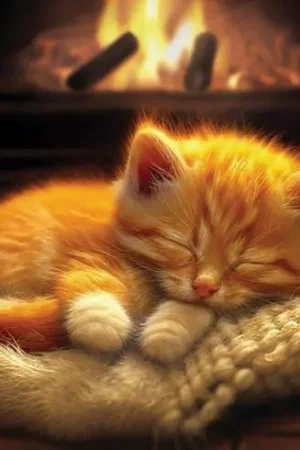 Non Perdere Kit ricamo diamante - Gattino addormentato - Wizardi