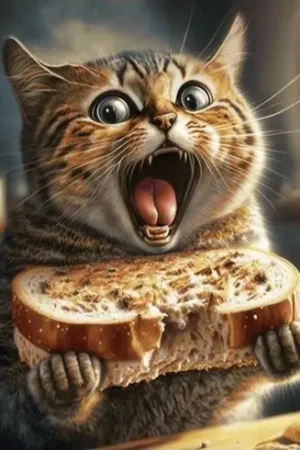 Consegna Rapida Kit ricamo diamante - Gatto goloso - Wizardi