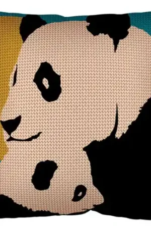 Di Tendenza Kit cuscino fori grossi - Panda - SEG de Paris