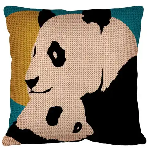 Di Tendenza Kit cuscino fori grossi - Panda - SEG de Paris