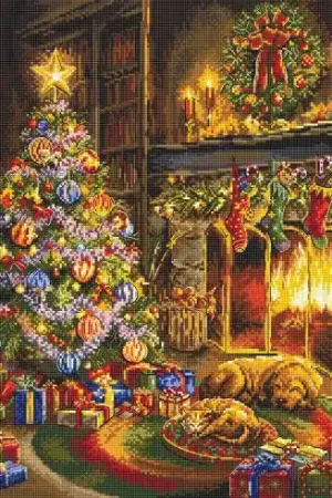 Spedito Oggi kit ricamo a punto croce - La vigilia di Natale - Letistitch
