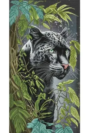 kit ricamo a punto croce - Regina del mondo selvaggio - Nova Sloboda Offerta Limitata