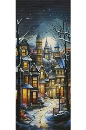 kit ricamo a punto croce - Una notte fantastica - Nova Sloboda Prezzo Conveniente