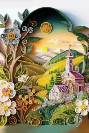 Acquista Ora Kit di ricamo con perline - Valle del sole - Nova Sloboda