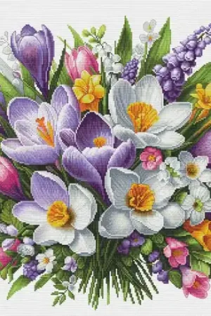 Spedizione Espresso kit ricamo a punto croce - Mazzo colorato - Nova Sloboda