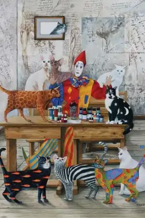 puzzle - Gatti colorati - 260 pezzi - Art Puzzle Consegna Rapida