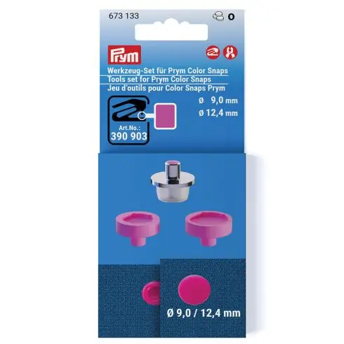 Accessorio cucito - Set di attrezzi per Color Snaps - 15 mm - Prym Spedizione Gratuita
