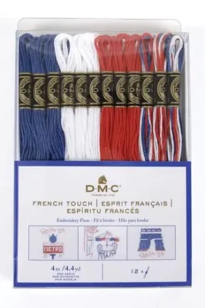 Filo per ricamo - Confezione da 12 matassine Mouliné Spirito francese - DMC Consegna Rapida