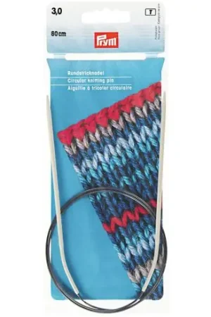 Aghi circolari per maglieria - Aghi circolari in alluminio n°3.0 - 80 cm - Prym Saldi