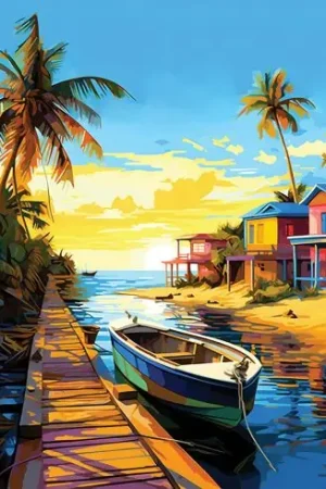 Kit ricamo diamante su telaio - Porta silenziosa - Art City Saldi