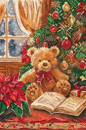 Scelto Dai Clienti Foglio di punto croce - Auguri di Natale - Letistitch