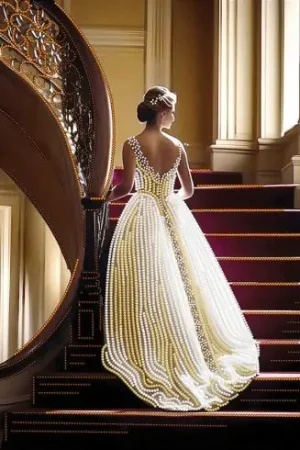 Esclusivo Kit di ricamo con perline - La palla - Nova Sloboda