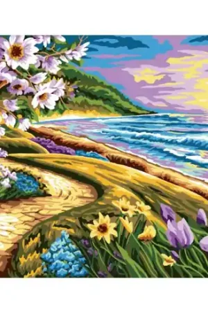 Prezzo Ridotto Canovaccio antico - Sentiero marittimo - Luc Créations