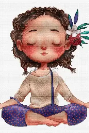 Popolare kit ricamo a punto croce - Meditazione 2 - Hobby Jobby