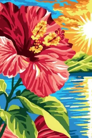 Canovaccio antico - Ibisco - Luc Créations Super Prezzo