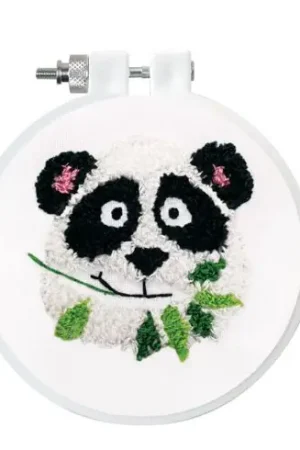 Pagamento Sicuro Kit ago broderie punch - Panda - Design works