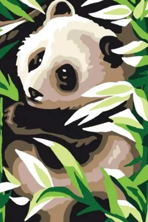 Kit di tela per bambini - Nei bambù - Luc Créations Promozione