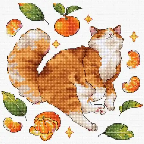 kit ricamo a punto croce - ginger - Letistitch Ultimissimo Modello