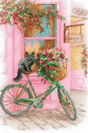 Di Tendenza kit ricamo a punto croce - Viaggio fiorito - Riolis