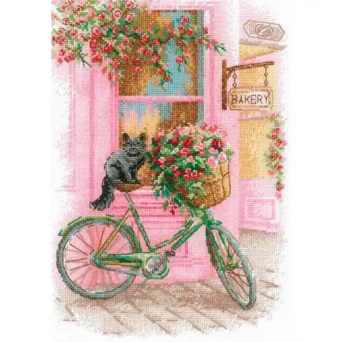 Di Tendenza kit ricamo a punto croce - Viaggio fiorito - Riolis