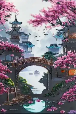 Kit di ricamo con perline - Sogno di viaggio - Abris Art Compra Online